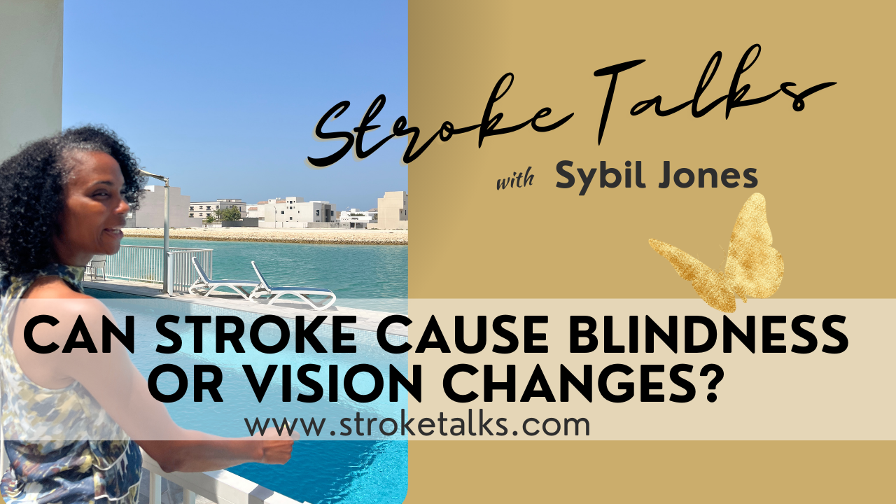 Strokes can cause vision changes and even blindness. If you or a loved one has had a stroke, seeking medical attention as soon as possible is important to minimize the damage and improve the chances of recovery